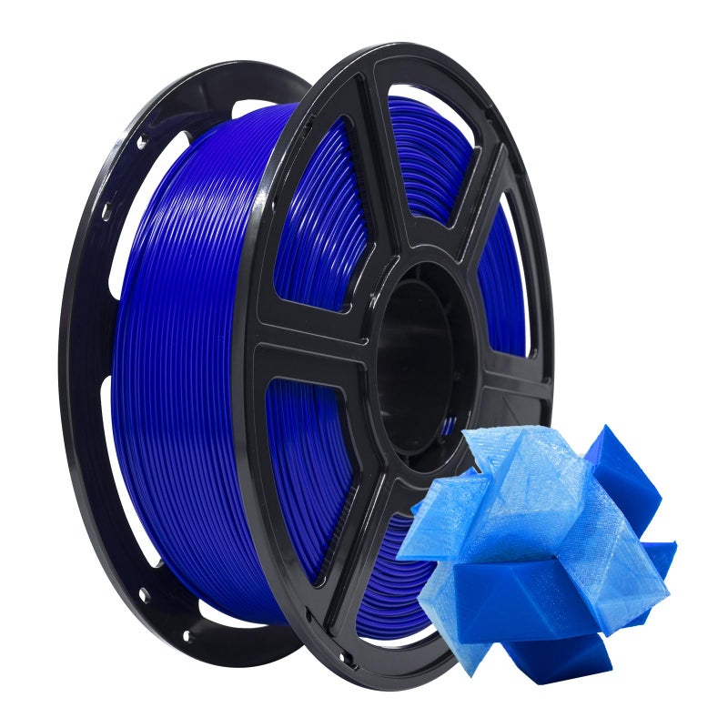 FLASHFORGE PLA Filament 1.75mm, 3D Printer Filament 1kg (2.2lbs) Spool, Dimensional Accuracy +/- 0.02mm, 3D Printing Filament Easy to Use and Fits for Most FDM 3D Printers (Blue) - Image 1